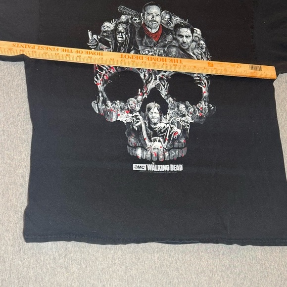 The Walking Dead T-Shirt - Negan Skull - AMC - Mens 2XL - Black - Picture 6 of 6